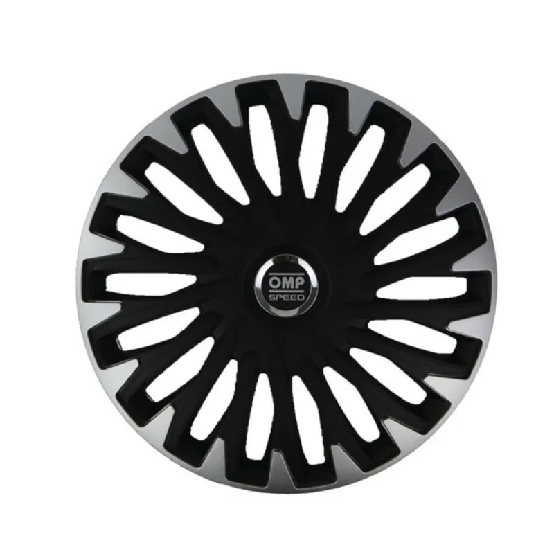 Pölykapseli OMP OMPS07021412 Musta Hopeinen 14" (Kunnostetut Tuotteet C)