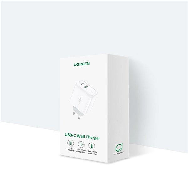Charger Ugreen CD170 36W USB-C/USB-A white