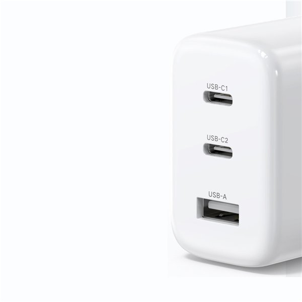 Charger Ugreen CD275 65W 2xUSB-C/USB-A white