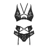 Underwear Set Obsessive Alessya Black M/L