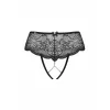 Stringa biksītes Obsessive Pearlove Melns XS/S