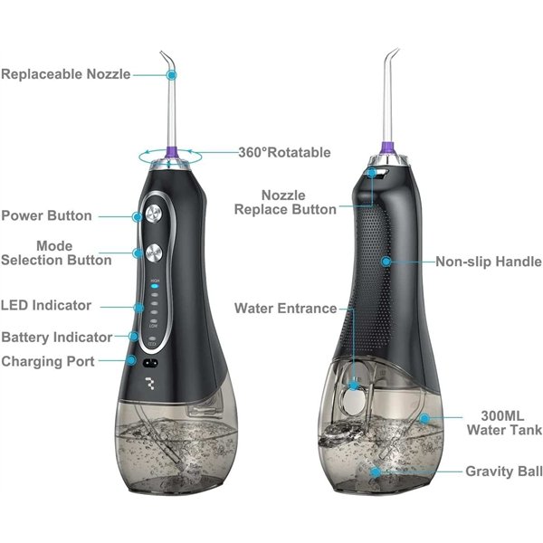 Irrigator Reach HF-6 black