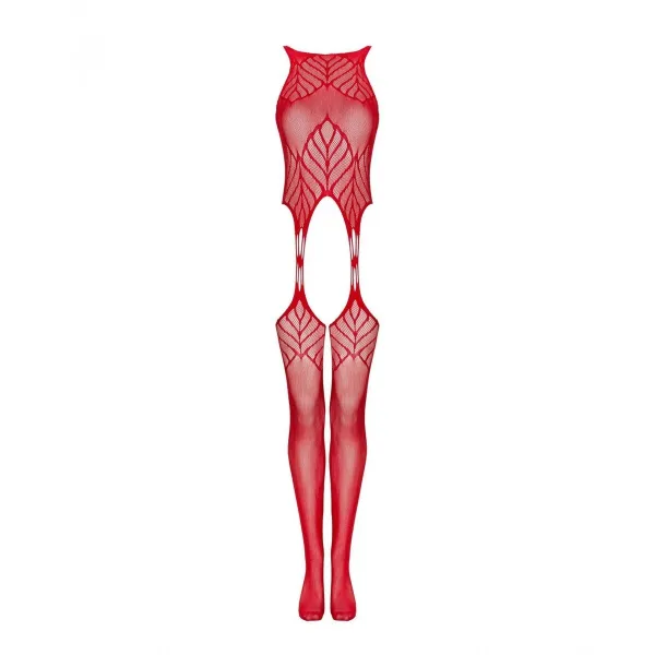 Полное тело Obsessive N122 Красный S/M/L