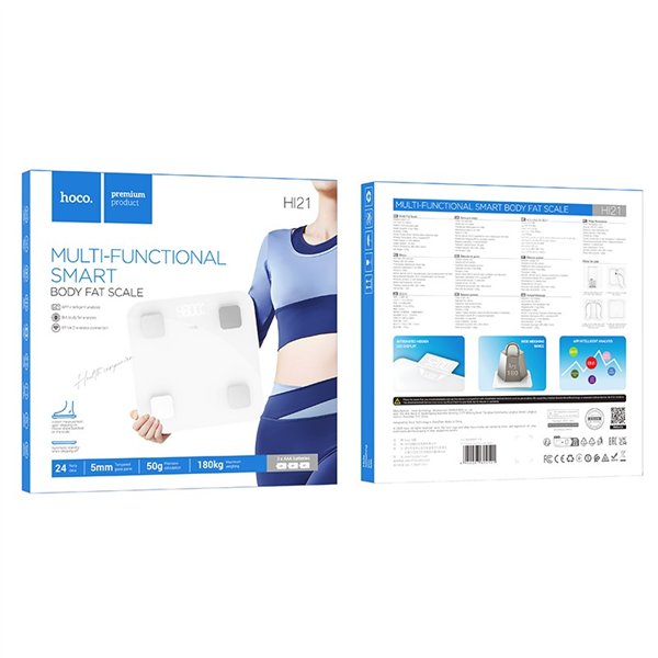 Smart body scale Hoco HI21 white