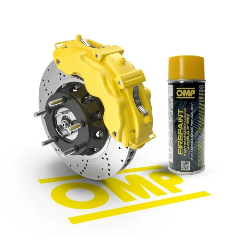 Аэрозольная краска OMP OMPPC02001000051 Тормозные суппорты 400 ml Жёлтый