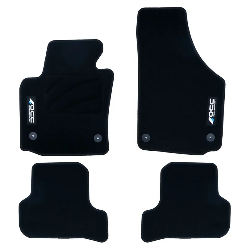 Комплект автомобильных ковриков OCC Motorsport OCCST0015LOG Seat Leon Mk2 5 Предметы
