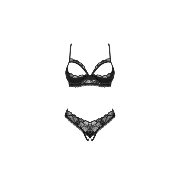 Набор нижнего белья Obsessive Чёрный M/L