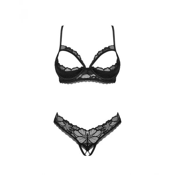 Набор нижнего белья Obsessive Чёрный M/L