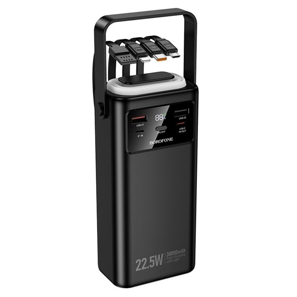 External battery Power Bank Borofone BJ65 22.5W 30000mAh black