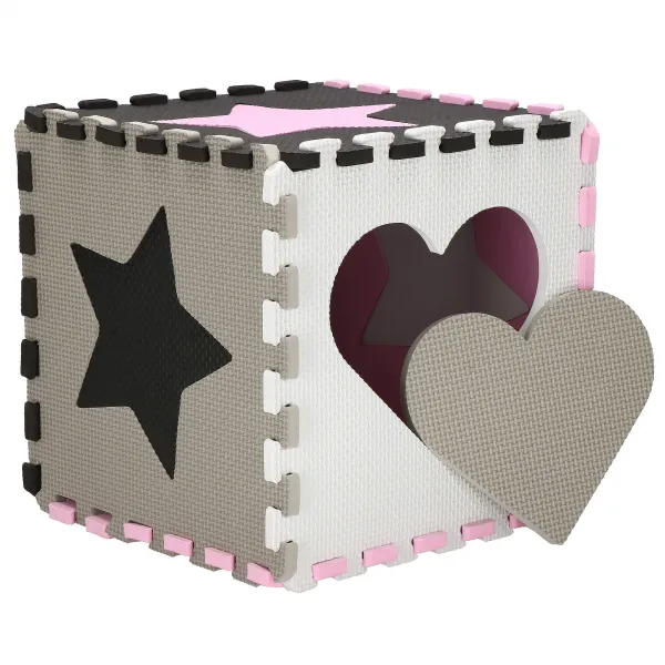 Lasten vaahtomuovimatto - Puzzle Springos FM0014 150x150cm