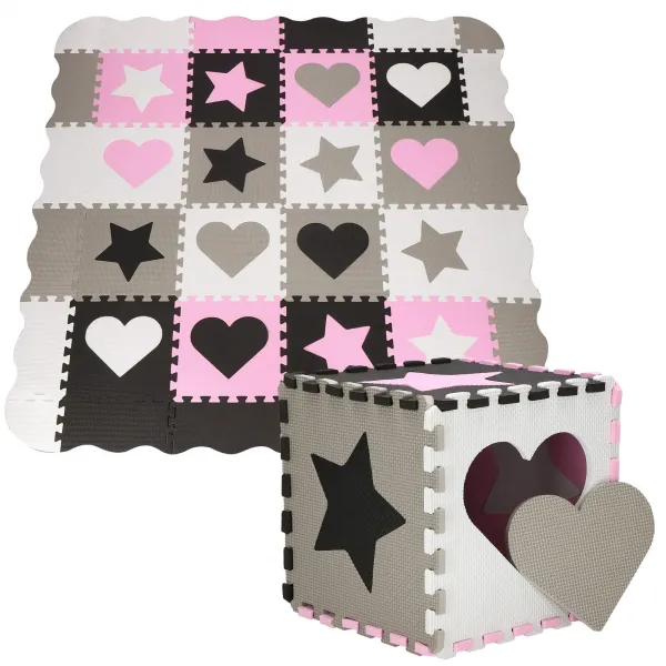 Lasten vaahtomuovimatto - Puzzle Springos FM0014 150x150cm