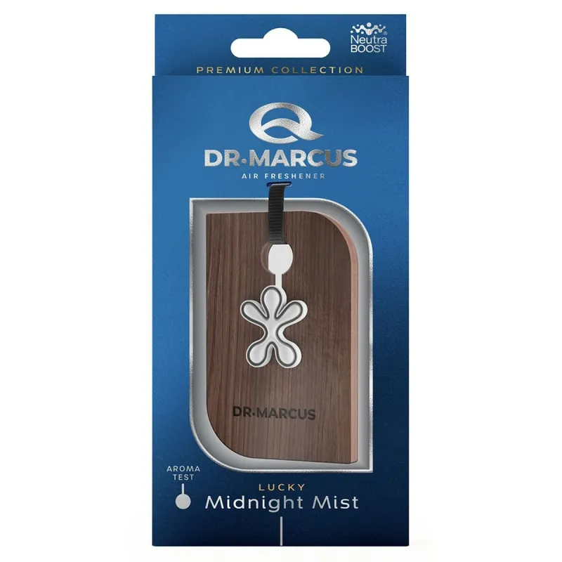 Automašīnas Gaisa Atsvaidzinātājs Dr Marcus Lucky Midnight Mist Koks Plastmasa Smarža Kareklis