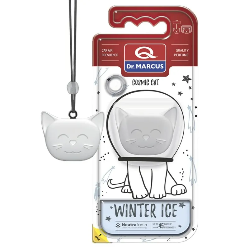 Automobilio oro gaiviklis Dr Marcus Cosmic Cat ICE CHILL Plastmasinis pakabukas