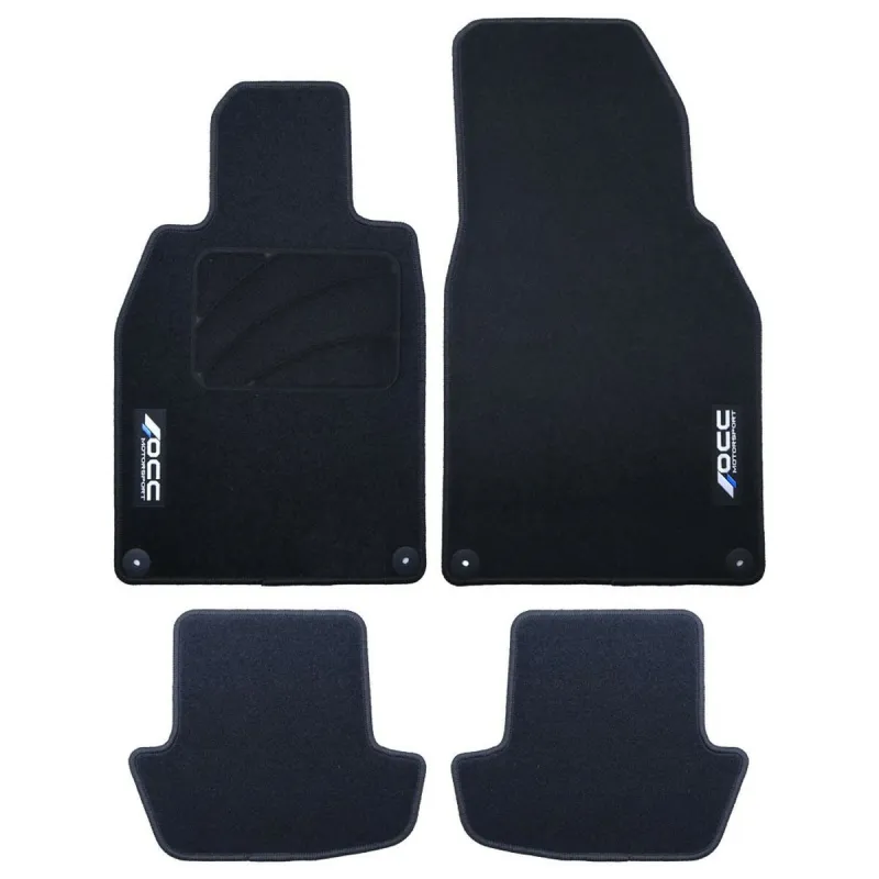 Automattosetti OCC Motorsport OCCPS0014LOG Musta Porsche 911 992 Sametti 5 Kappaletta