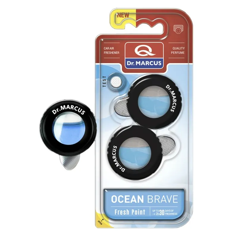 Automobilio oro gaiviklis Dr Marcus FRESH POINT OCEAN BRAVE Vandenynas 2,5 ml Plastmasinis (2 vnt.)