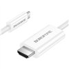 Cable Borofone DH10 USB-C to HDMI 1.8m white