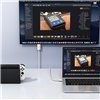Cable Borofone DH10 USB-C to HDMI 1.8m white