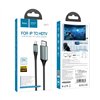 Cable Hoco UA15 Lightning to HDMI 2.0m gray