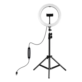 Puluz 1.1m tripod with RGBW LED lighting 26cm vlog / stream / smartphone PKT3044