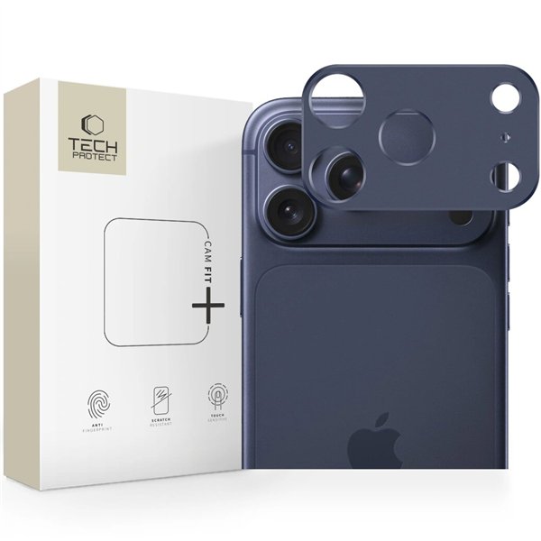 Camera protection Tech-Protect CamAlloy Apple iPhone 17 Pro Max Deep Blue