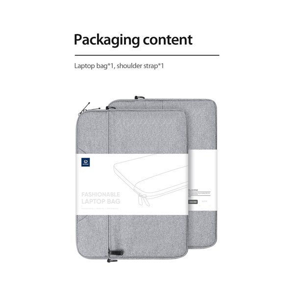 Laptop bag Dux Ducis LBJB 14-15.4" grey
