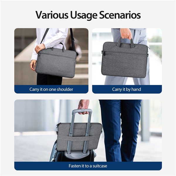 Laptop bag Dux Ducis LBJB 14-15.4" navy blue