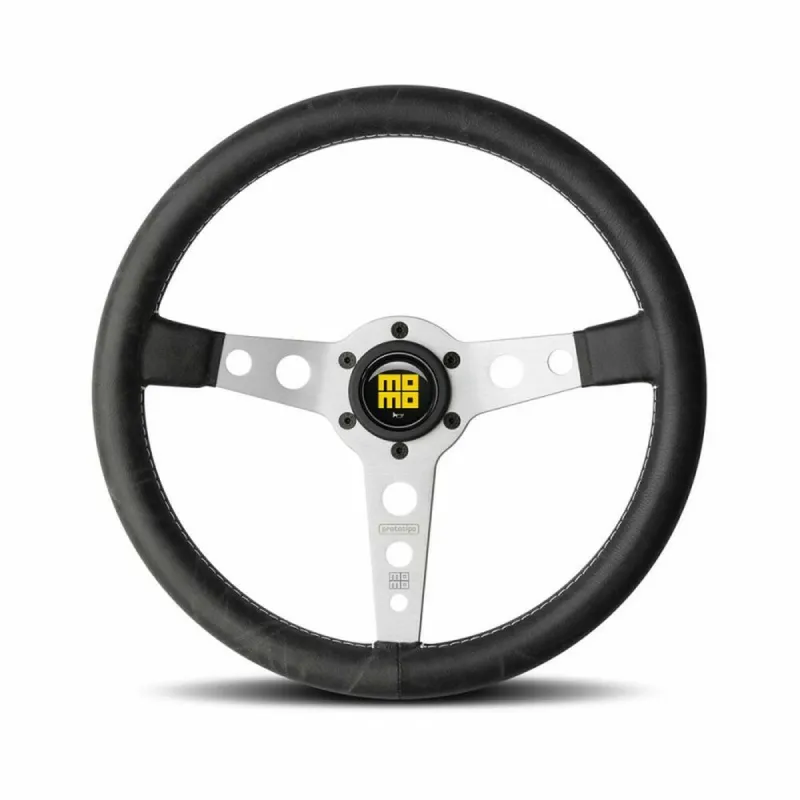 Lenktynių vairas MOMO MOMVPROHERIT35SR Juoda Ø 35 cm