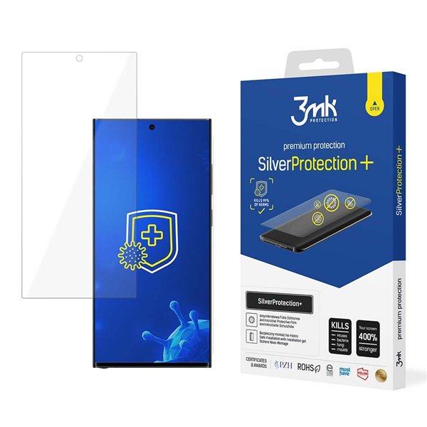 LCD Screen protector 3mk Silver Protection+ Samsung S918 S23 Ultra 5G
