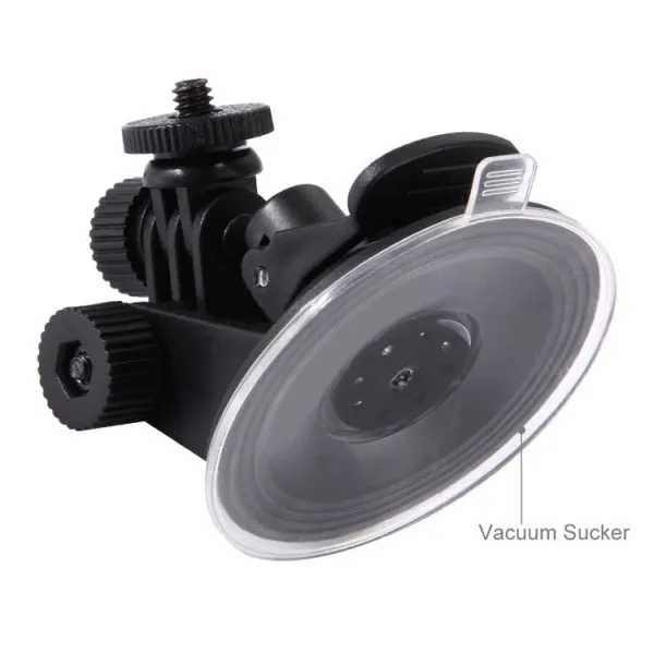 Puluz car windshield mount for sports cameras (including Osmo Action 5 Pro, Insta360 X5)