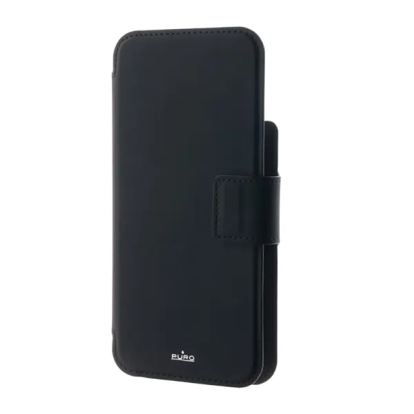 PURO Folio MagSafe Case - Case 2in1 for iPhone 14 Pro / 13 Pro (Black)