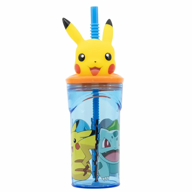 Vandens butelis Pokémon Spalvotas PVC Plastmasinis 360 ml 9 x 23 x 6 cm