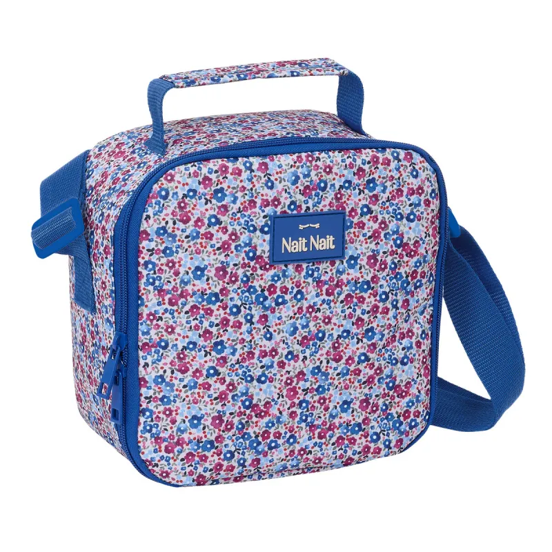Термическая коробочка для завтрака Nait Nait Flores coimbra azul Синий 20 x 20 x 15 cm