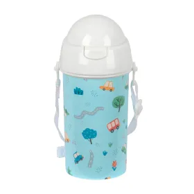 Vesipullo Safta Coches Sininen PVC 500 ml