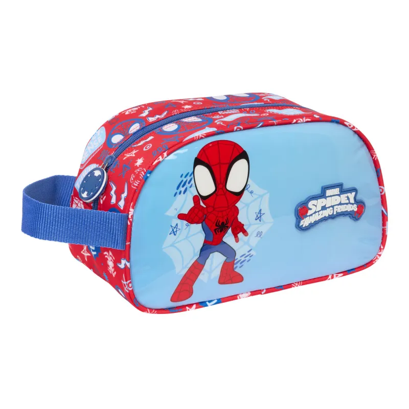 Kelionių reikmenų dėžutė Spider-Man Rescue Mėlyna Raudona 26 x 15 x 12 cm