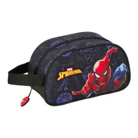 Ceļojumu Piederumu Somiņa Spider-Man Attack Melns 26 x 15 x 12 cm