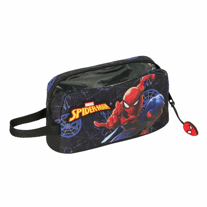 Termoseväsrasia Spider-Man Attack Musta 21,5 x 12 x 6,5 cm