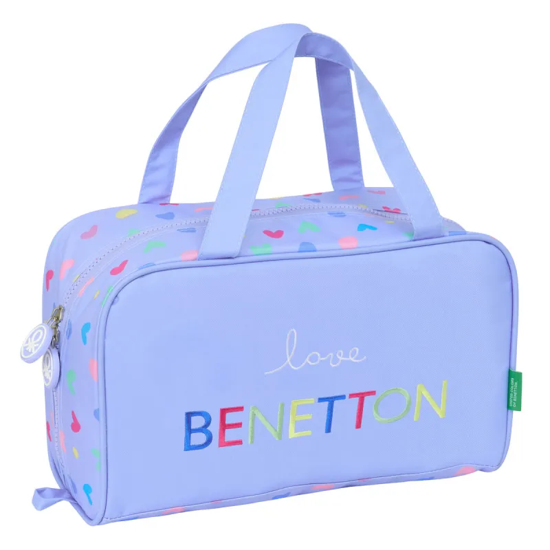 Kelionių reikmenų dėžutė Benetton Lila Alyvinė 31 x 14 x 19 cm