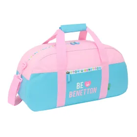 Спортивная сумка Benetton Unique Розовый бирюзовый 50 x 26 x 20 cm