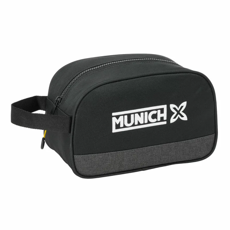 Kelionių reikmenų dėžutė Munich Topo Juoda 26 x 15 x 12 cm
