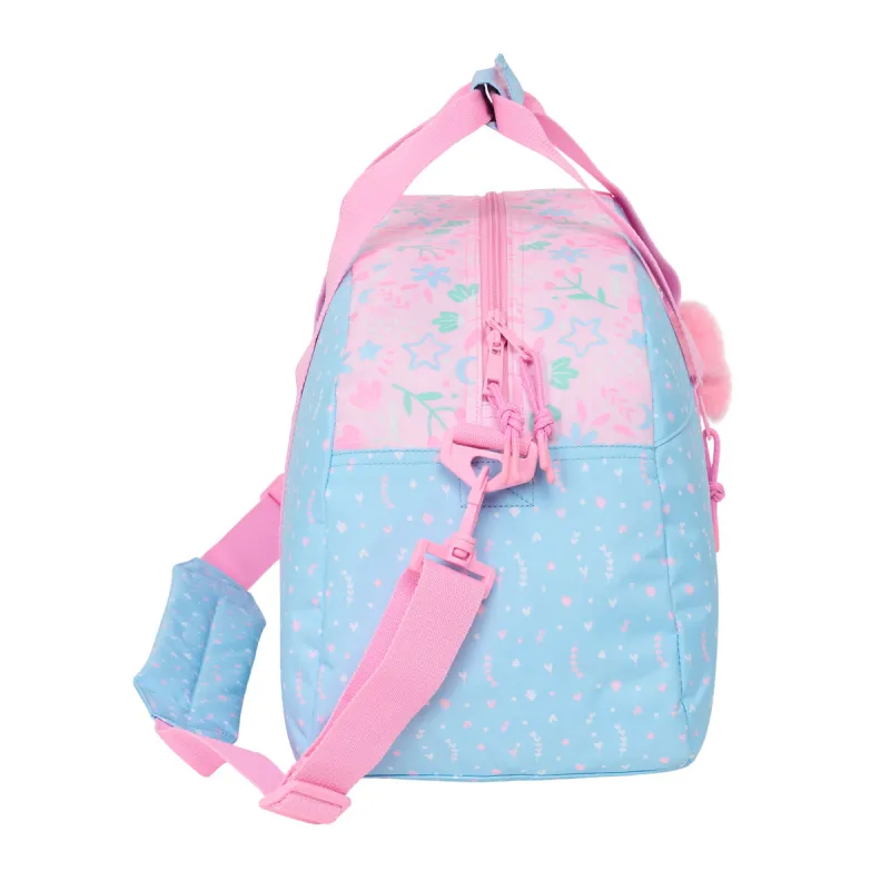 Sporto krepšys BlackFit8 Smile Rožinė Šviesiai mėlyna 50 x 26 x 20 cm