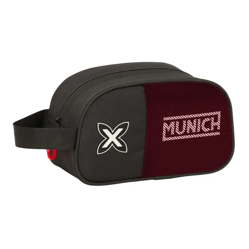 Kelionių reikmenų dėžutė Munich Vulcan Juoda 26 x 15 x 12 cm