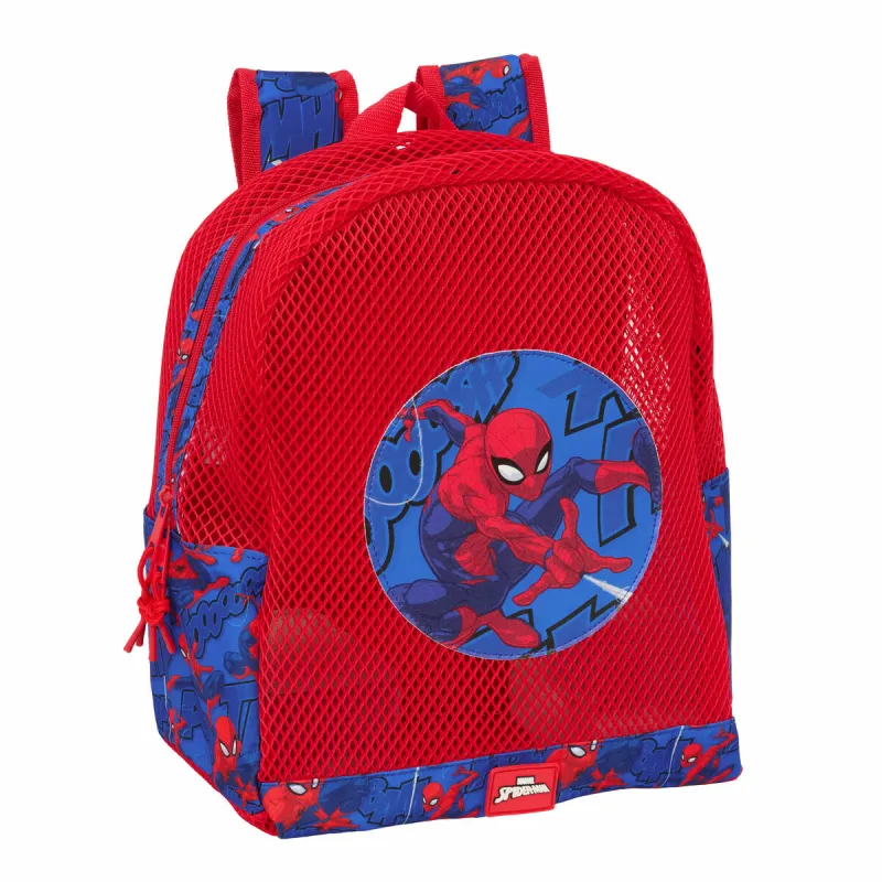 Rantalaukku Spider-Man Sininen Punainen 30,5 x 24 x 18 cm Lasten