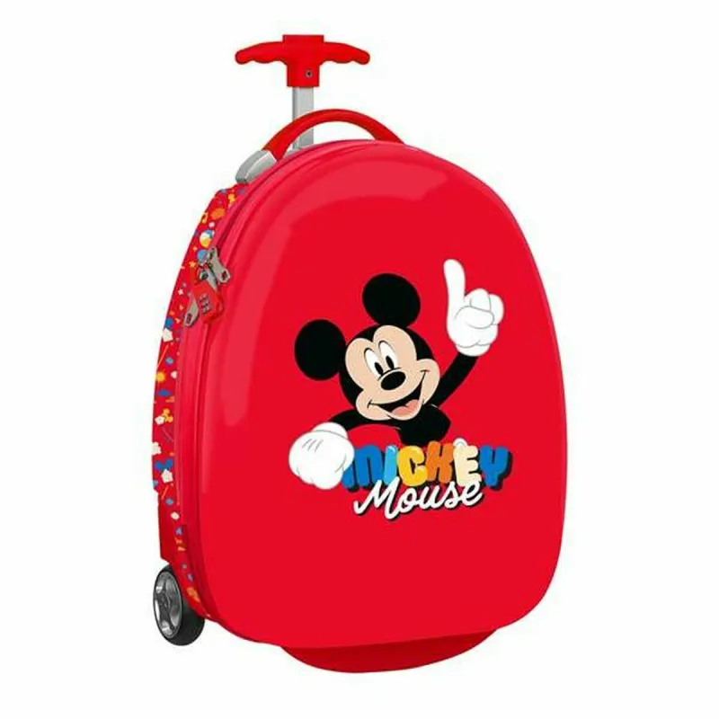 Lagaminas su ratukais Stitch GOOD DAY Raudona 28 x 43 x 23 cm
