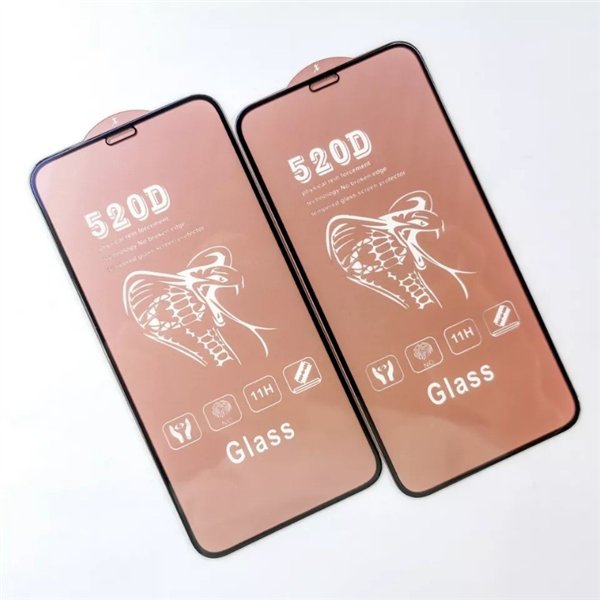 LCD apsauginis stikliukas 520D Apple iPhone 15 Pro Max juodas