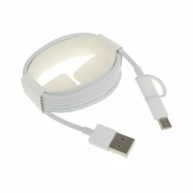Kabelis Micro USB Xiaomi Mi 2-in-1 USB Cable (Micro USB to Type C) 100cm Balta 1 m