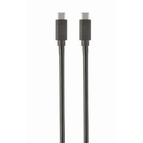 USB-C laidas GEMBIRD CCP-USB3.1-CMCM-1M Juoda 1 m
