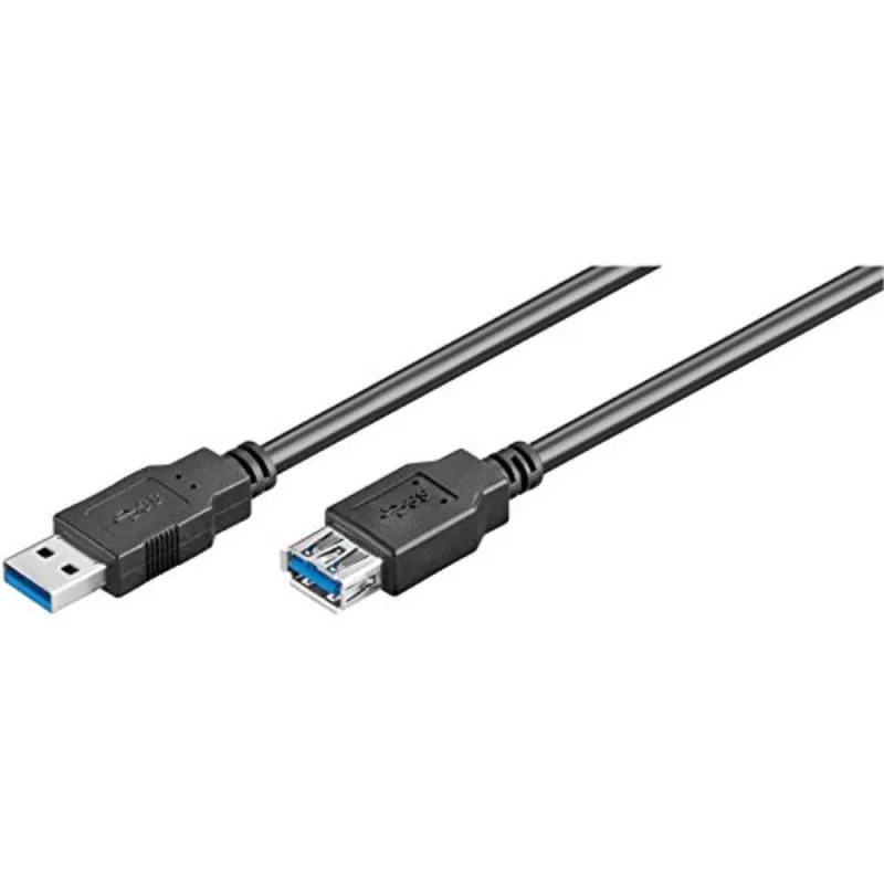 USB laidas Ewent Juoda 1 m