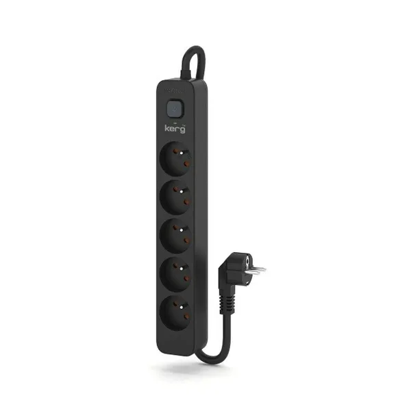 Power Socket - 5 sockets with Switch Kerg M02518 (5 m)