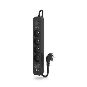 4-socket plugboard with power switch Kerg M02523 (3 m)