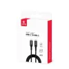 Crong Soft Link - 100W PD 5A USB-C to USB-C Cable 120cm (Black)